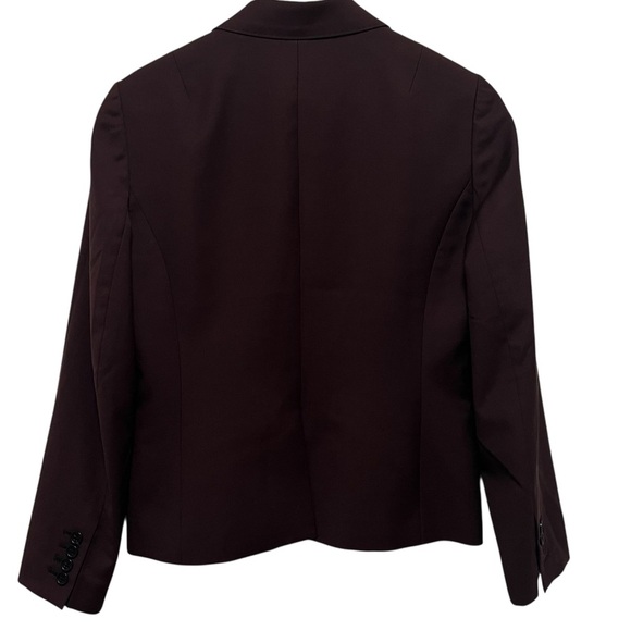 J CREW 100% Wool Brown Blazer Jacket Size 8 Petite - Picture 2 of 12